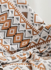 VIVIDLOOM – Geometrische Boho Fleece-Decke